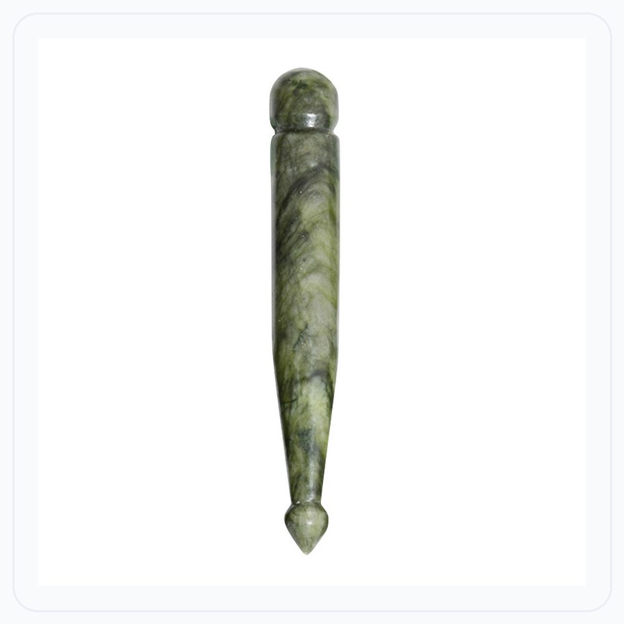 Smooth And Comfortable Green Phoenix Jade Acupuncture Massager